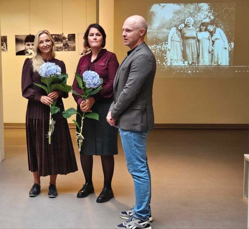 Parodos organizatoriai ir viešnios atidarymo metu